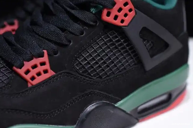 Gorge Black GUCC AQ3816-063 NRG Air 4 Red Green-Varsity Jordan 0619
